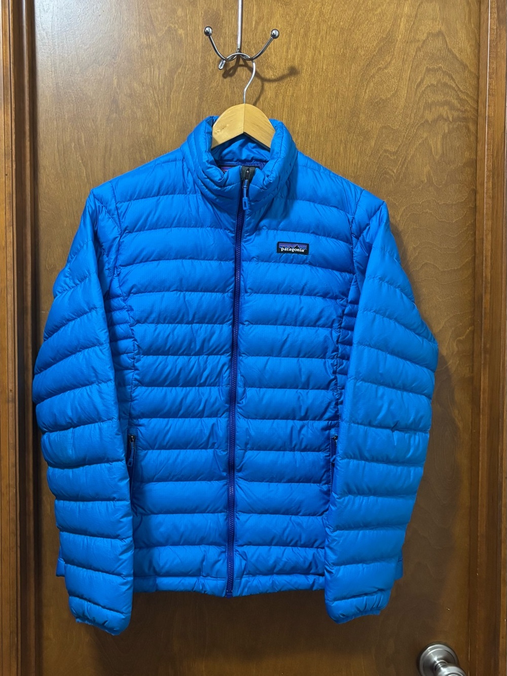 PATAGONIA Women's Down Sweater, Andes Blue, Size Large